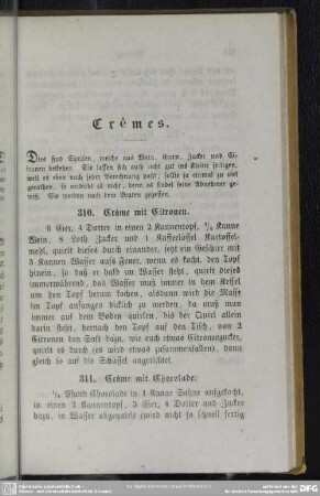 Crêmes