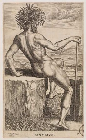 Danubius, Blatt 9 aus der Reihe von See- und Flussgöttern