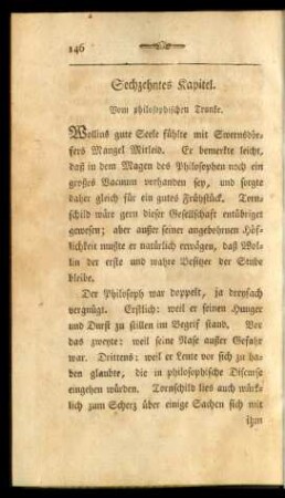 Sechzehntes Kapitel. Vom philosophischen Tranke.
