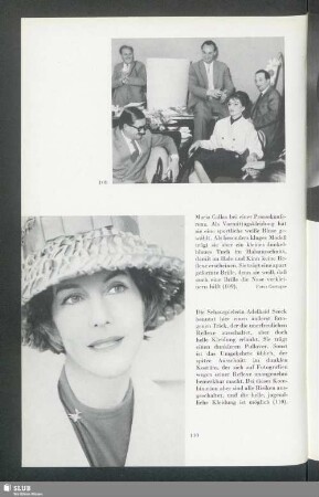 Maria Callas bei der Pressekonferenz