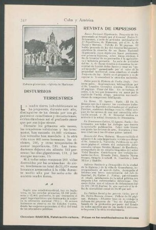 Disturbios terrestres.