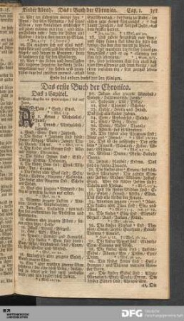 Das erste Buch der Chronica.