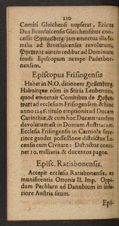 Episc. Ratisbonensis.