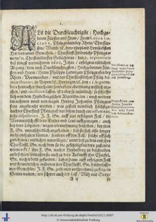 Bestendige Ableinung Heydelbergischer Schrifften (Einführung).