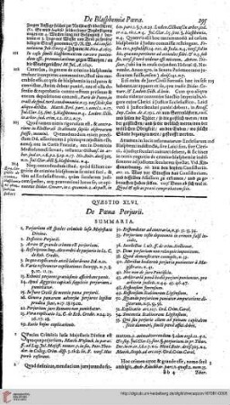 Pars Prima, Quaestio 46-47 Quae Poena Perjurii? ...