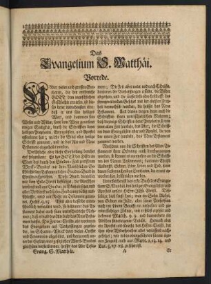 1-214, Das Evangelium S. Matthaei