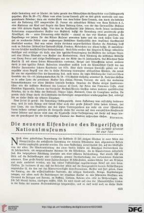 14: Die neueren Elfenbeine des Bayerischen Nationalmuseums