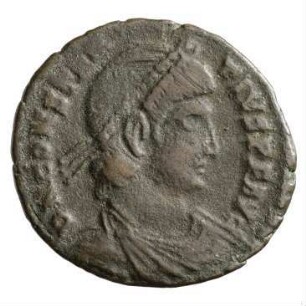 Münze, Aes 3, 353 - 355 n. Chr.