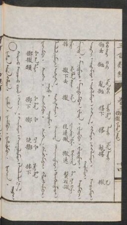Fahara sure hacin = Qayaqu sačuqu jüil [Qajaqu sacuqu jujil] = 擲撒類