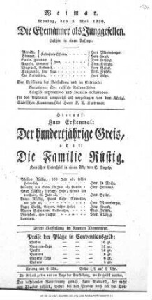 Die Ehemänner als Junggesellen