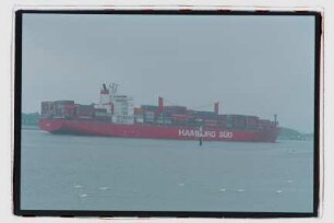 Cap Roca ex Berlin Express (1990), Containerschiff, Hamburg Südamerikanische Dampfschifffahrts-Gesellschaft A/S & Co KG (HSDG), Antwerpen, Bau-Nr. h1178a