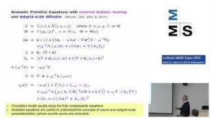 Anelastic equations as a tool to understand gravity waves and mean-flow effects