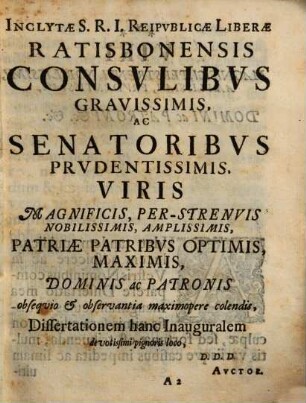 Disputatio inauguralis de prima instantia camerae quoad personas
