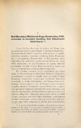 Archivum Rákóczianum : II. Rákóczi Ferencz levéltára, 1,8. Had-és belügy; Székesi Gróf Bercsényi Miklós leveleskônyvei s más emlékezetreméltó iratal 1705 - 1711
