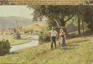Die Sonne erwacht, mit ihrer Pracht [...]