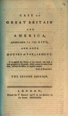 Case of Great Britain and America