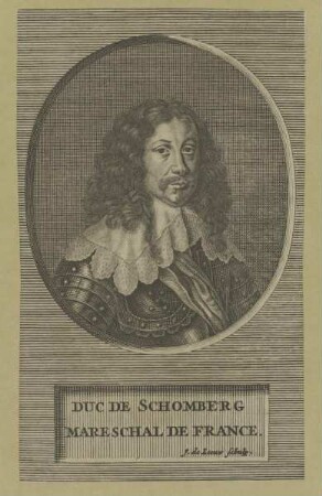 Bildnis des Duc de Schomberg Mareschal de France