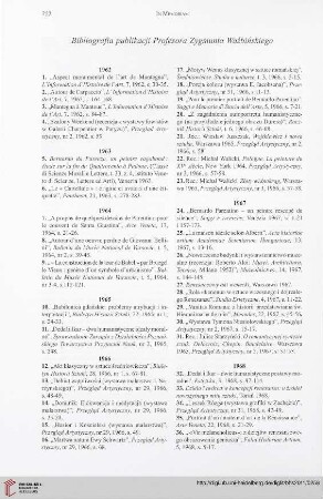 73: Bibliografia publikacji Profesora Zygmunta Waźbińskiego