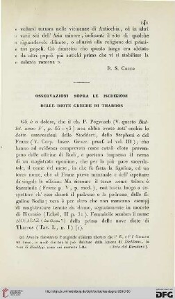 5: Osservazioni sopra le iscrizioni delle diote greche di Tharros