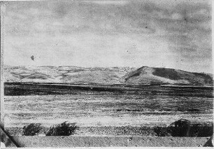 Afule Nr. 38 Nazareth v. S. mit Berg des Absturzes III10 Naz. [Nazareth] v. S