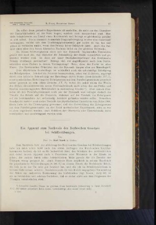 Ein Apparat zum Nachweis des Boyleschen Gestzes bei Schülerübungen.