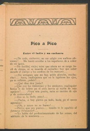 Pico a Pico