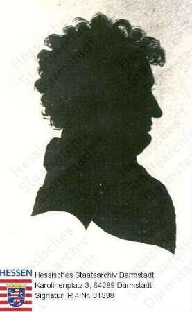 Carrière, Wilhelm Gottlieb (1792-1867) / Porträt, Brustbild im rechten Profil