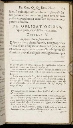 Titulus V. - Titulus VI.