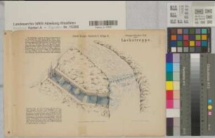 Perspektivisches Bild einer Lachstreppe vor 1900 o.M. 24 x 34 farb. Druck: J. G. Fritzsche, Leipzig Wiegandt, Hempel & Parey, Berlin
