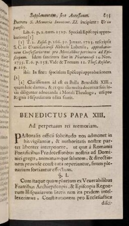 655-666, Benedictus Papa XIII