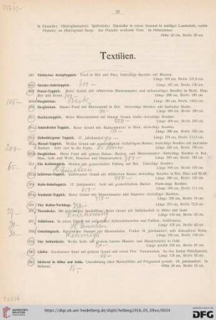 Textilien (Nr. 567-585)