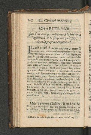 Chapitre VII. Capitel VII.
