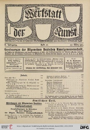 Heft 26 (27. März 1911)