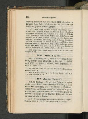 1437. Harder (Bernhard).