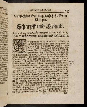 149-155, Am sechsten Sonntag nach HH. Drey Koenigen