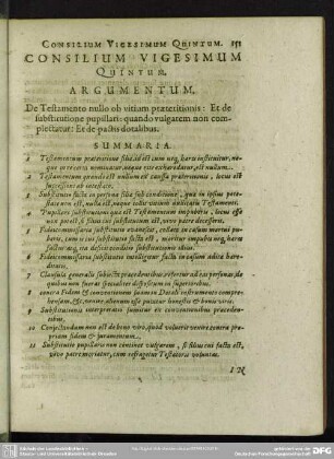 Consilium Vigesimum Quintum