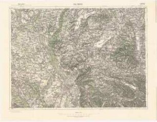Landkarte Salzburg (zum Projekt gehörend: Böhmer & Petrich, Schloss Fuschl bei Salzburg. Umbau): Landkarte Salzburg 1:75 000