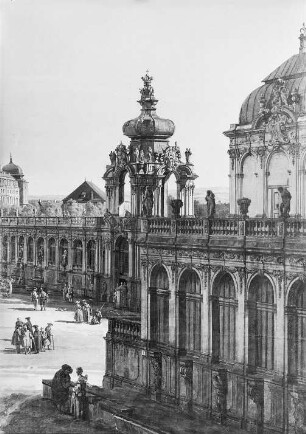 "Der Zwingerhof in Dresden"