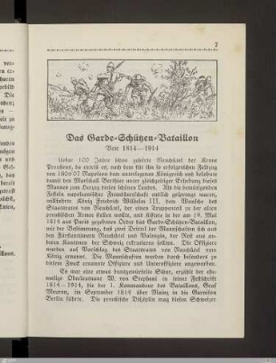 Das Garde-Schützen-Bataillon