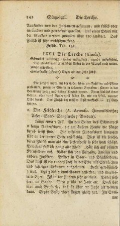 LXXII. Die Lerche