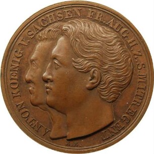König Anton und Friedrich August - Verfassung