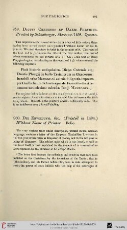 [959. Dictys Cretensis et Dares Phrygius]