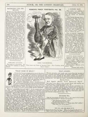 Punch's fancy portraits. - No. 28; What does it mean?