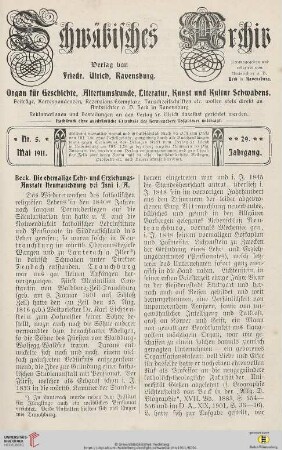 29: Die ehemalige Lehr- und Erziehungs-Anstalt Neutrauchburg bei Isni i./A.