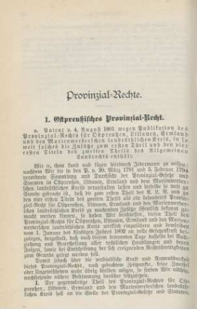 Provinzial-Rechte