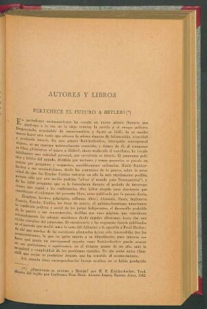 Autores y libros