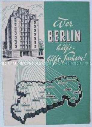 Propagandaschrift für das nationale Aufbauprogramm Berlin