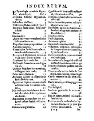 Index Rervm.