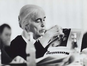 Anna Seghers : Portraitaufnahme während des VII. Schriftstellerkongresses der DDR