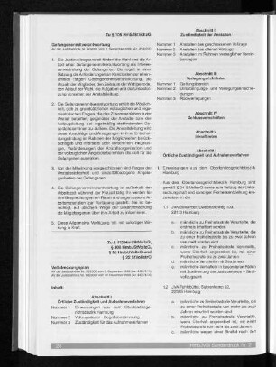 Zu § 112 HmbJStVollzG, § 106 HmbJStVollzG, §96 HmbUVollzG und § 22 StVollstrO